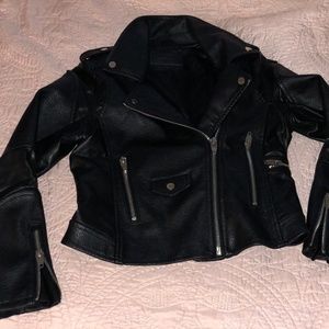 Blank NYC Leather Moto Jacket